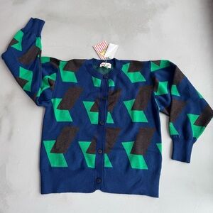 Bobo Choses multicolor knitted Cardigan - new with tags. Made in Spain